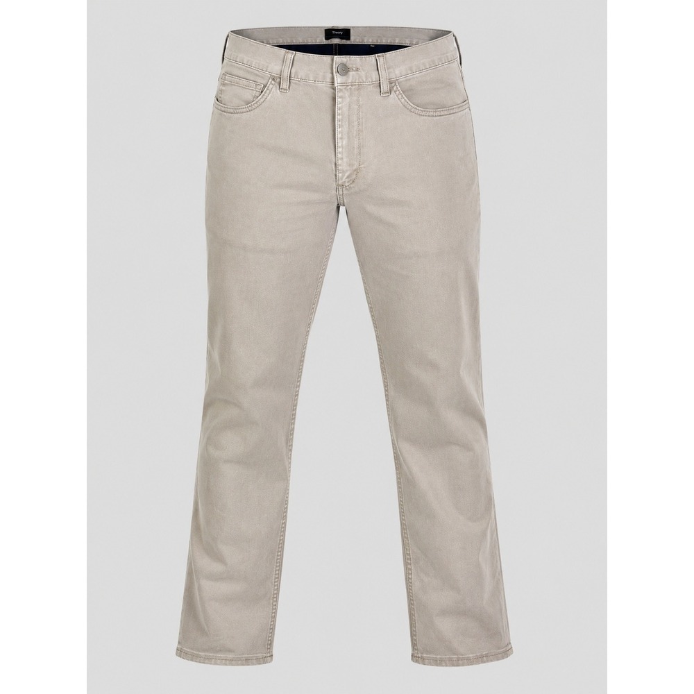 Theory Haydin‎ Straight Slim Fit Khaki Tan Pants Mens 33 H0274228 Cotton Stretch